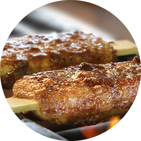 「銀の朏」五平餅